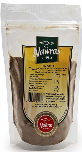 NAWRAS Spisskummen Pulver 200 g x 12 Stk