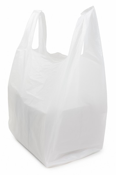 Bærepose Stor Hvit 700 Stk x 1 Kartong