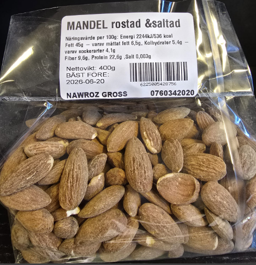 NAWROZ Mandel R&S 400g x 24 Stk