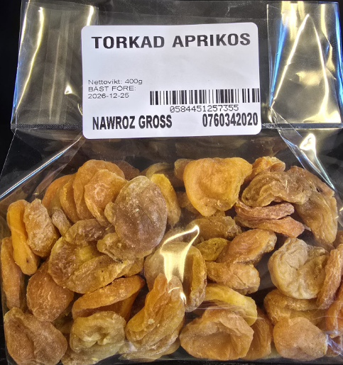 NAWROZ Torkede Aprikos (chapanamak) 400g x 24 Stk