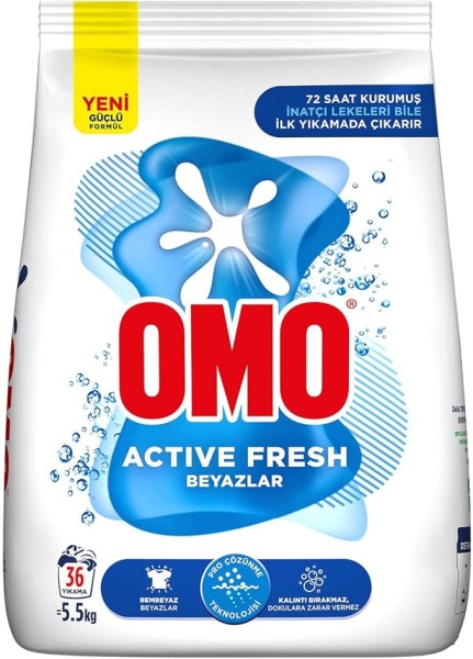 OMO Active Fresh Powder 4 kg x 4 Stk