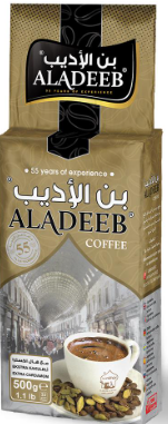 Aladeeb Coffee With Extra Cardamom 500 g x 6 Stk