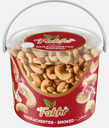 alFakhr Cahsewnøtter (240) Røkt 4.5 KG X 1 Stk