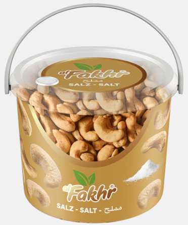 alFakhr Cahsewnøtter (240) Salt 4.5 KG X 1 Stk