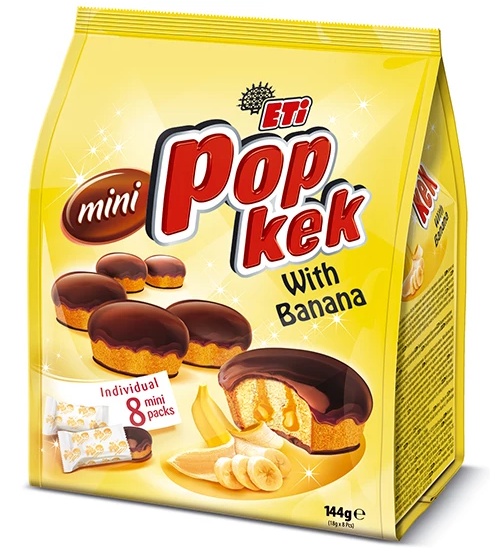 Eti Pop Cake Banana 180Gr x10 Stk