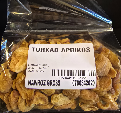 NAWROZ Torkede Aprikos (AFG) 400g x 24 Stk