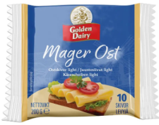 Golden dairy Mager ost 200 gr x 24