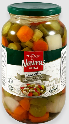 NAWRAS Mixed Pickles 1000 g x 12 Stk