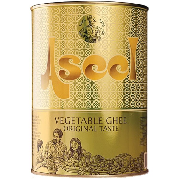 Aseel Vegetabilsk Ghee 1 Kg x 12 Stk