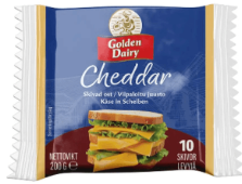 Golden dairy Cheddar ost 200 gr x 24