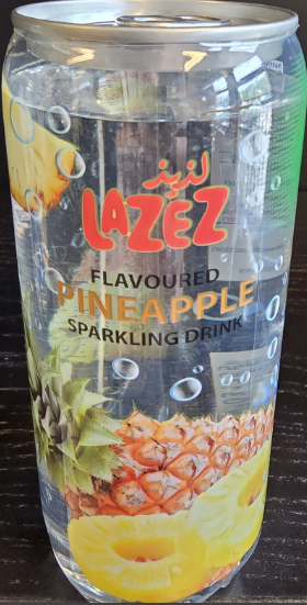 LAZEZ Sparkling Drink Pineapple flavoured 350ml x 24 stk
