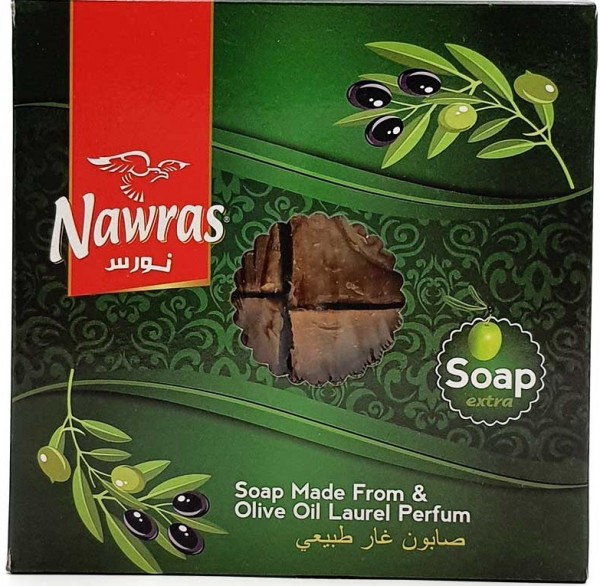 NAWRAS Natural Laurel Oil (Aleppo Soap) 190 g x 4 x 6 Pcs