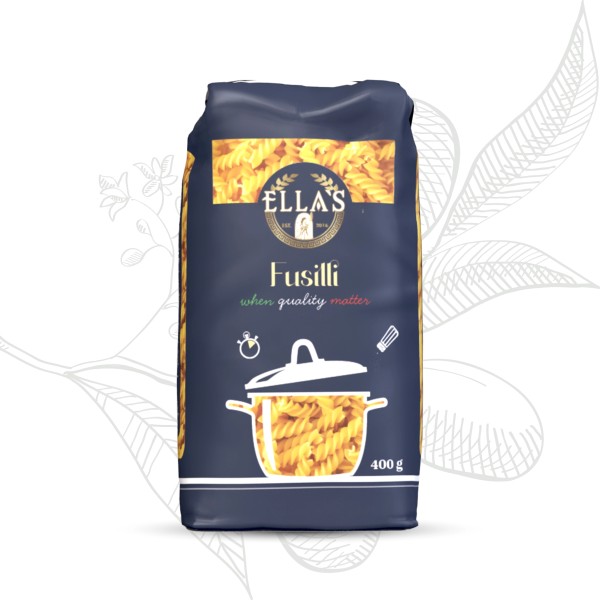 Ellas Pasta Fusilli 400 gr x 24 Stk