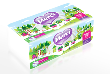 Merci Bord servietter 500 Stk x 18 Pk