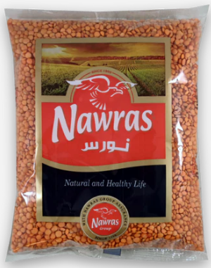 NAWRAS Røde Splittlinser 2 kg x 8 Stk